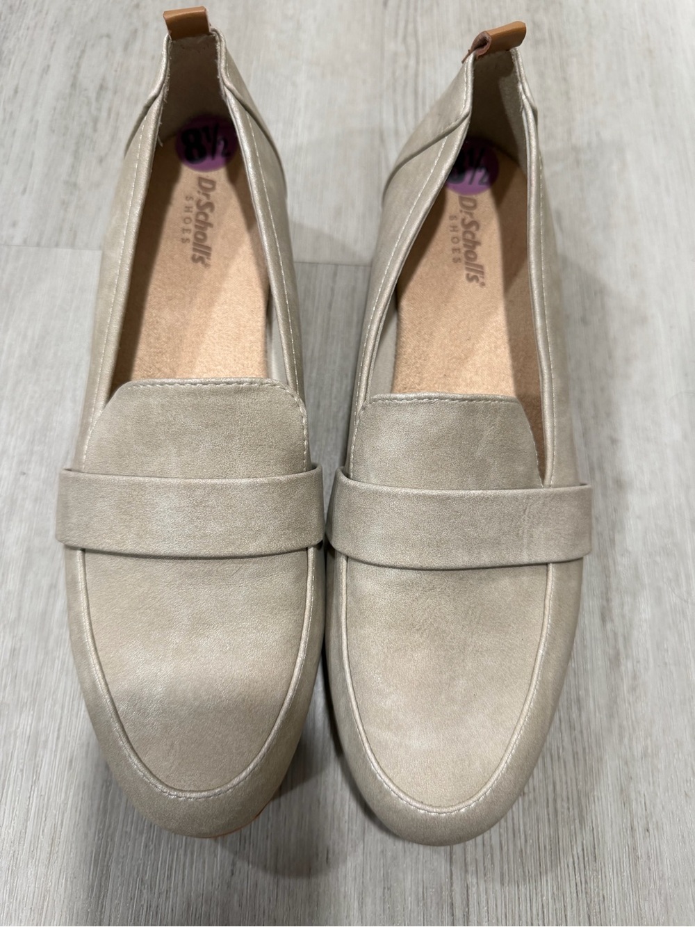 Dr. Scholl's Neutral Beige Slip-On Loafers